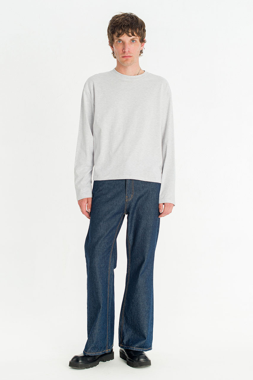 Menswear | Essential Crop Tee, Stone