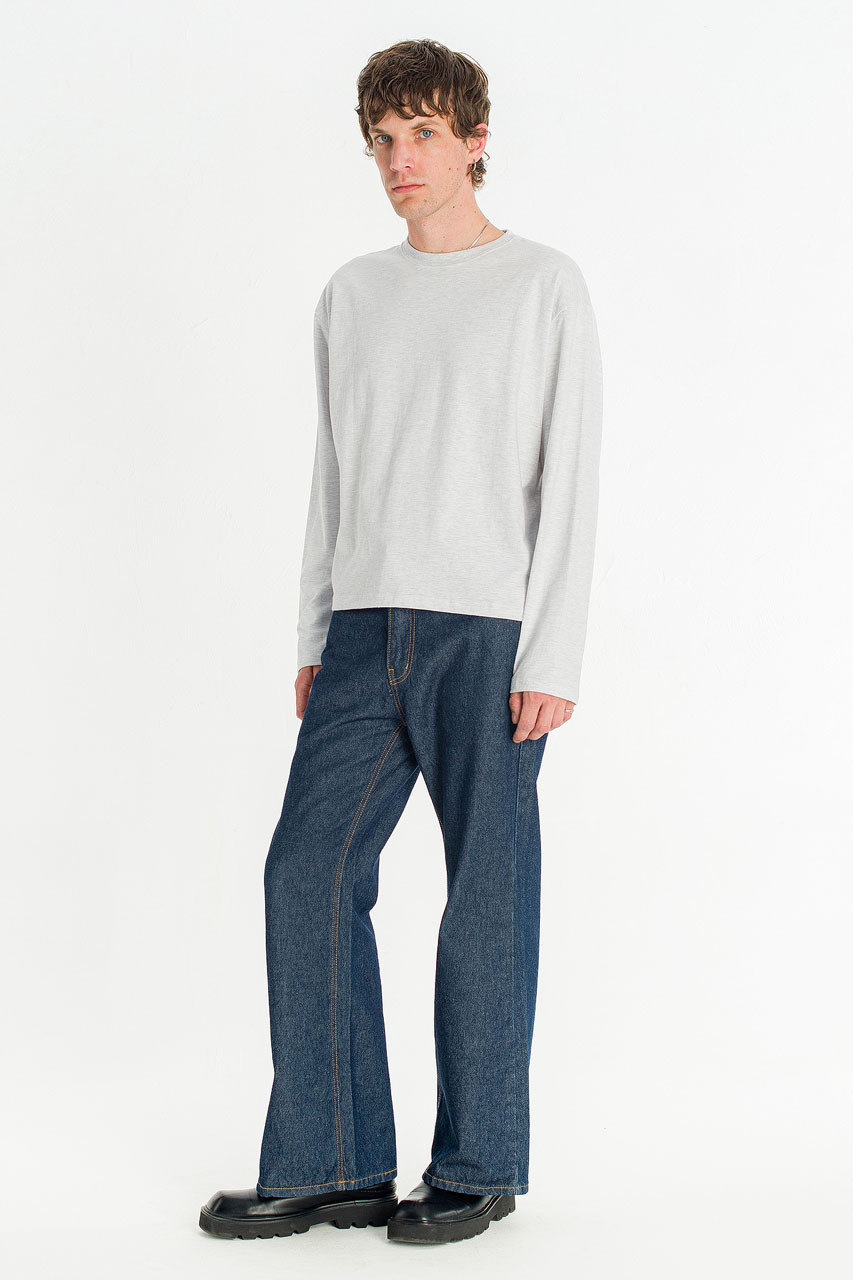 Menswear | Essential Crop Tee, Stone