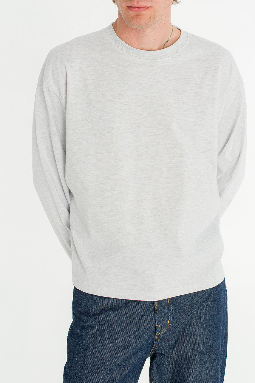 Menswear | Essential Crop Tee, Stone