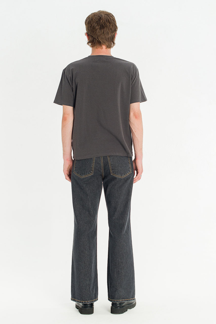 Menswear | Slub Tee, Charcoal