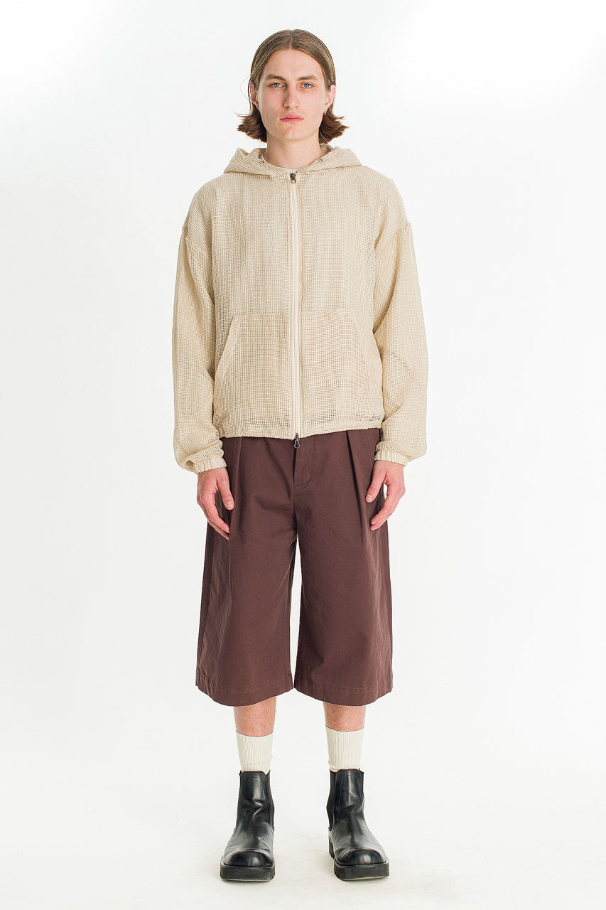 Menswear | Mesh Jacket, Cream
