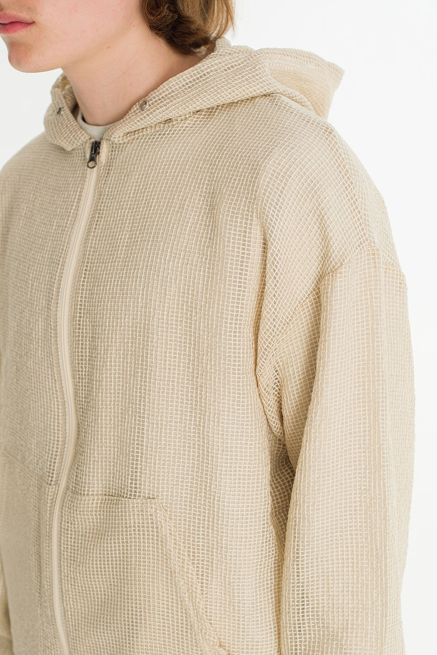 Menswear | Mesh Jacket, Cream