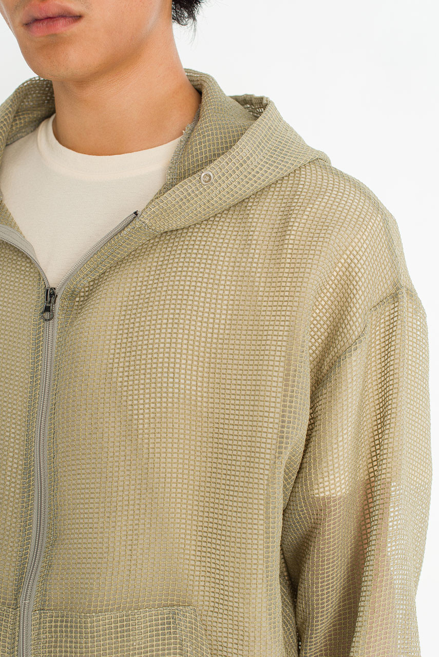 Menswear | Mesh Jacket, Olive
