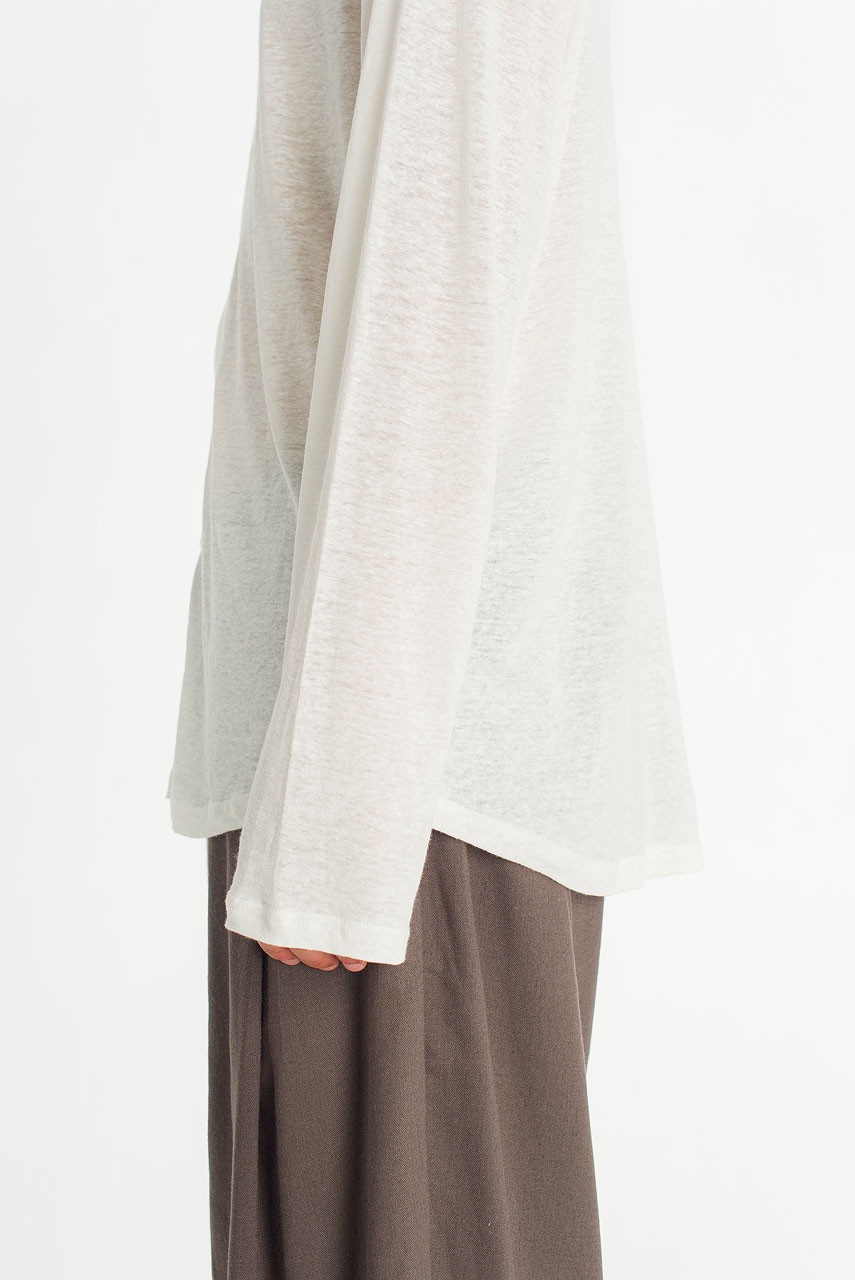 Menswear | Slub Cardi Tee, Ivory