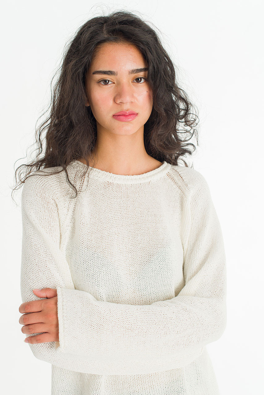 Midnight Breeze Loose Knit, Ivory