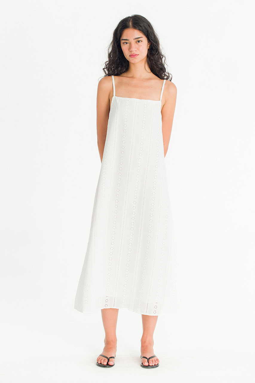 May Lace Slip Dress, Ivory