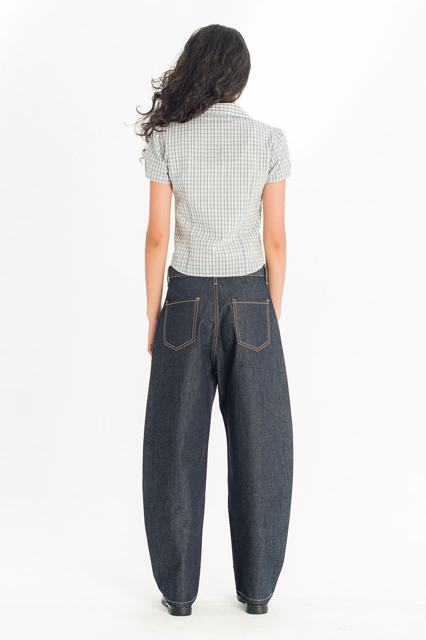 Soda Crop Blouse, Ivory