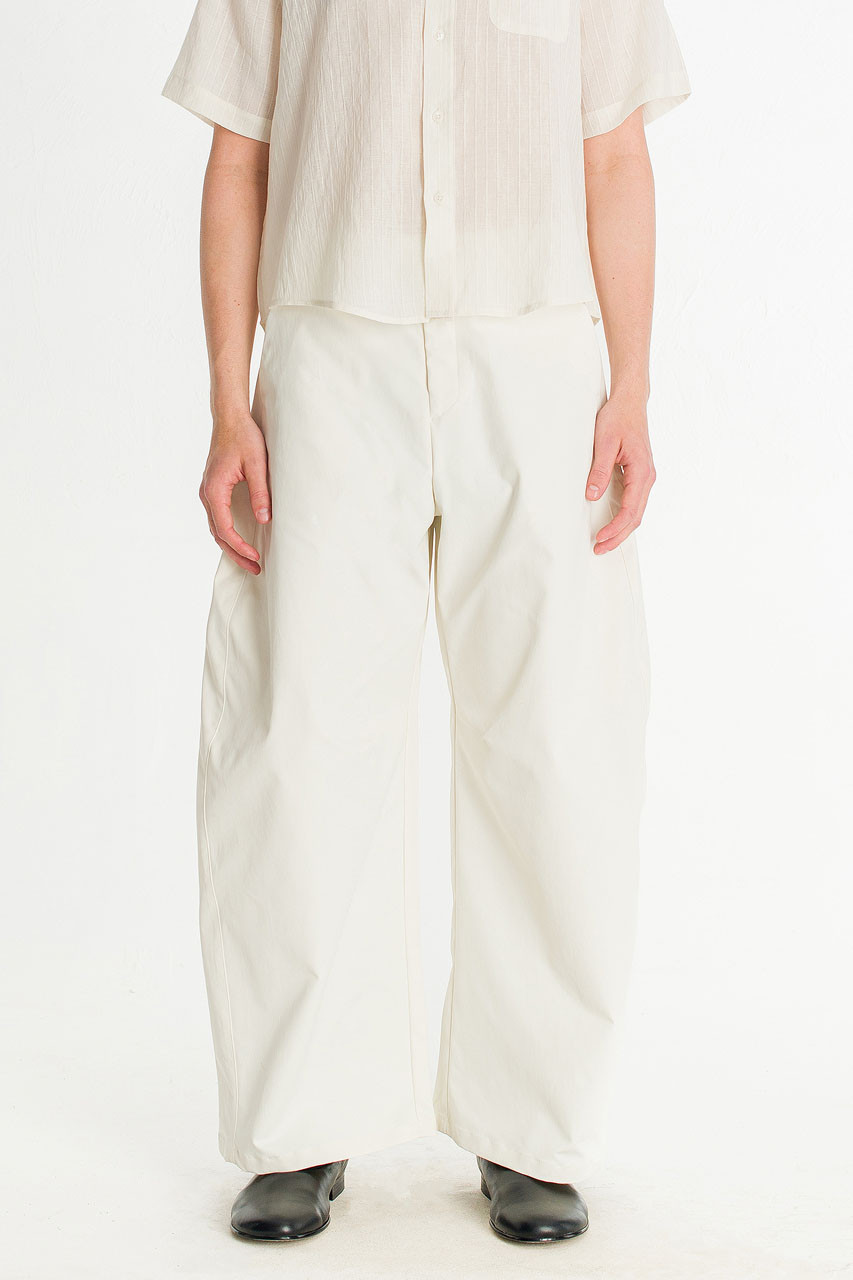 Menswear | Lightweight Barrel Pants, White