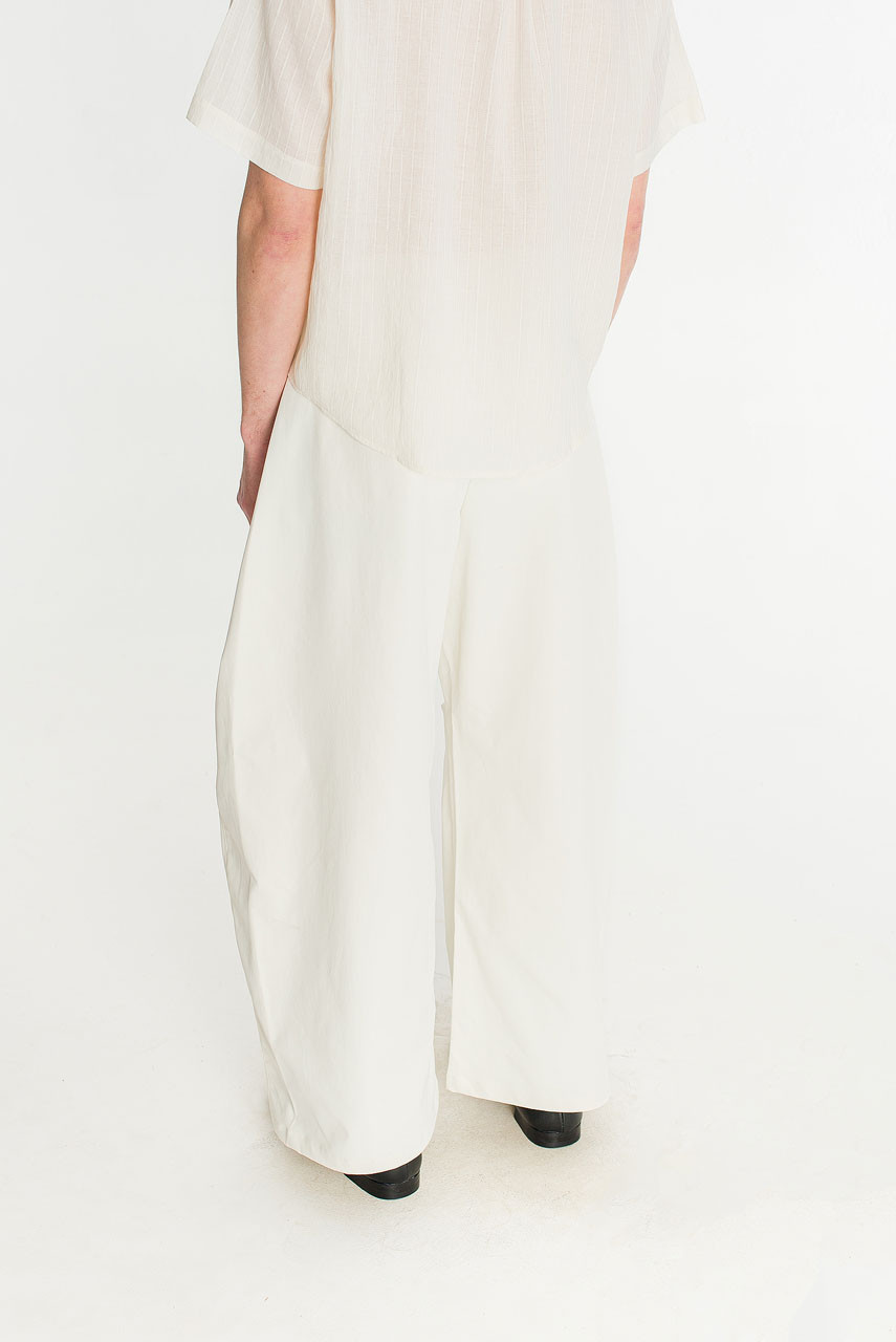 Menswear | Lightweight Barrel Pants, White