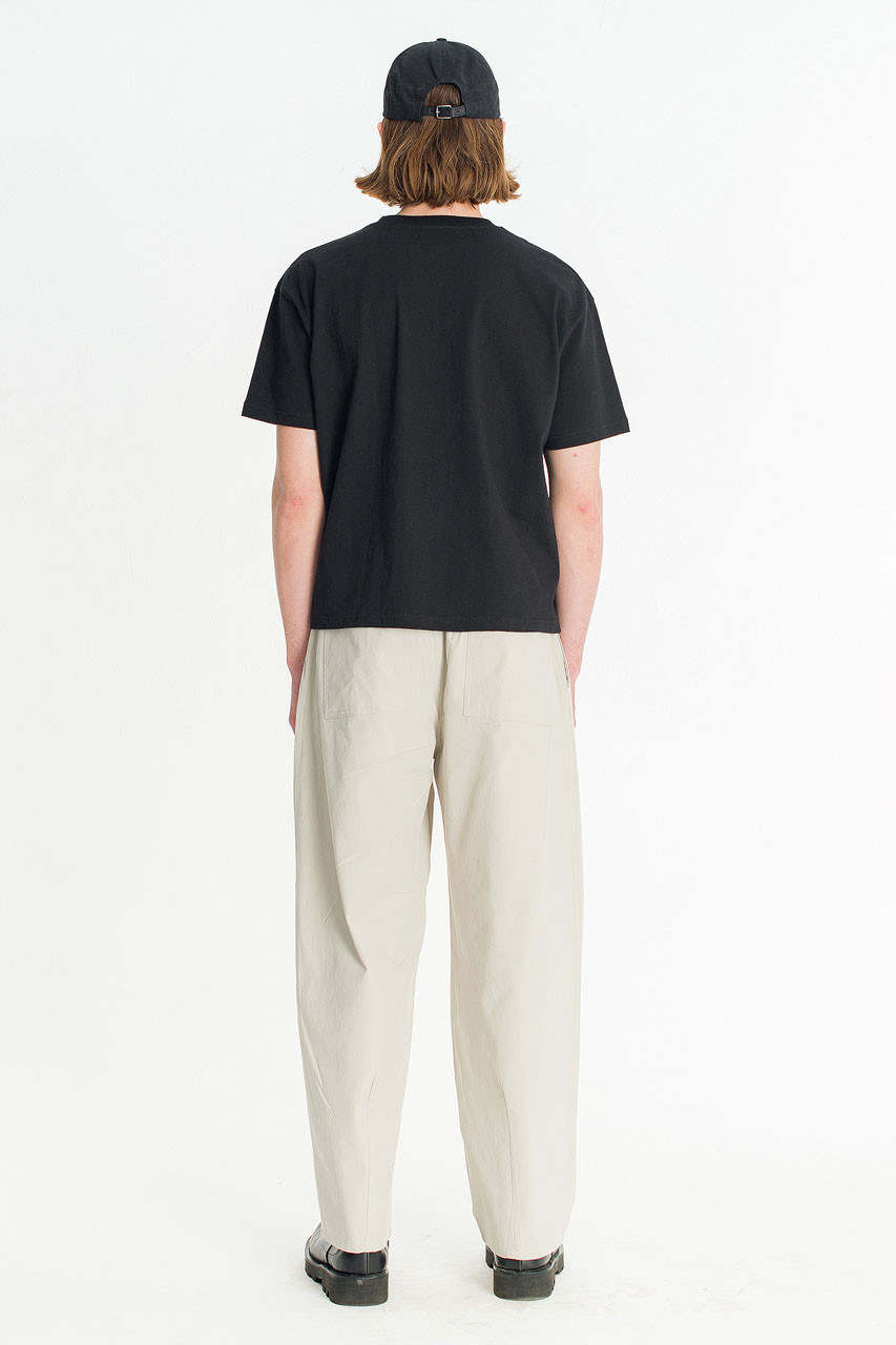 Menswear | Barrel-Leg Trousers, Grey