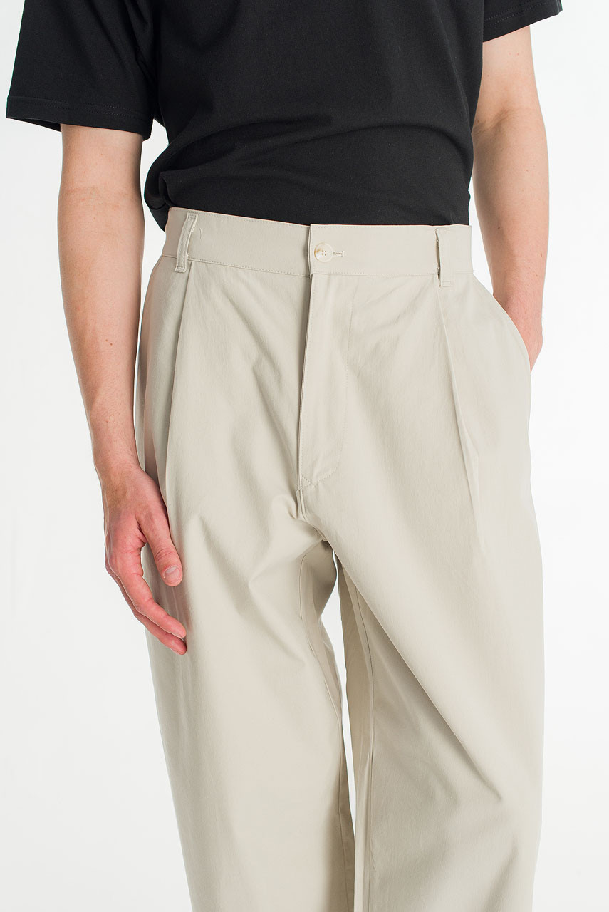 Menswear | Barrel-Leg Trousers, Grey