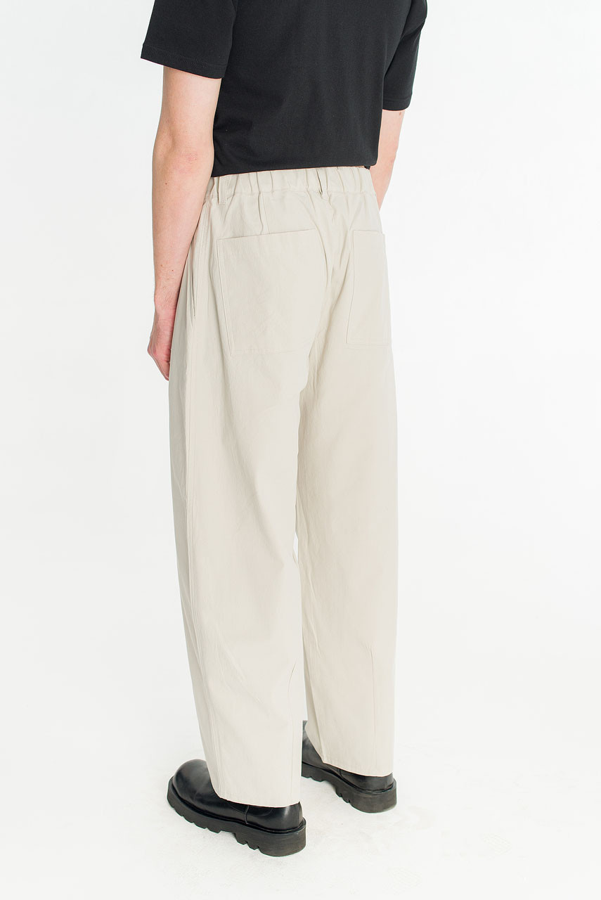 Menswear | Barrel-Leg Trousers, Grey