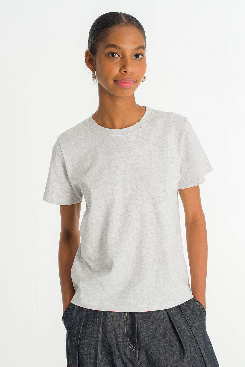 Via Soft Short Sleeve Tee, Stone