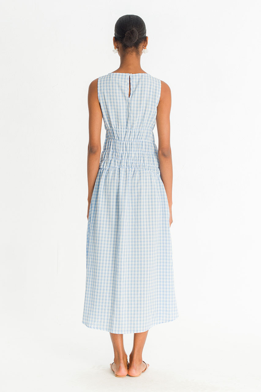 Sara Stripe Dress, Blue