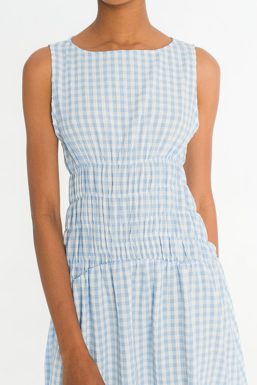 Sara Stripe Dress, Blue