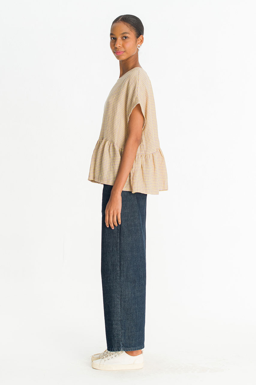 Mie Frill Blouse, Yellow