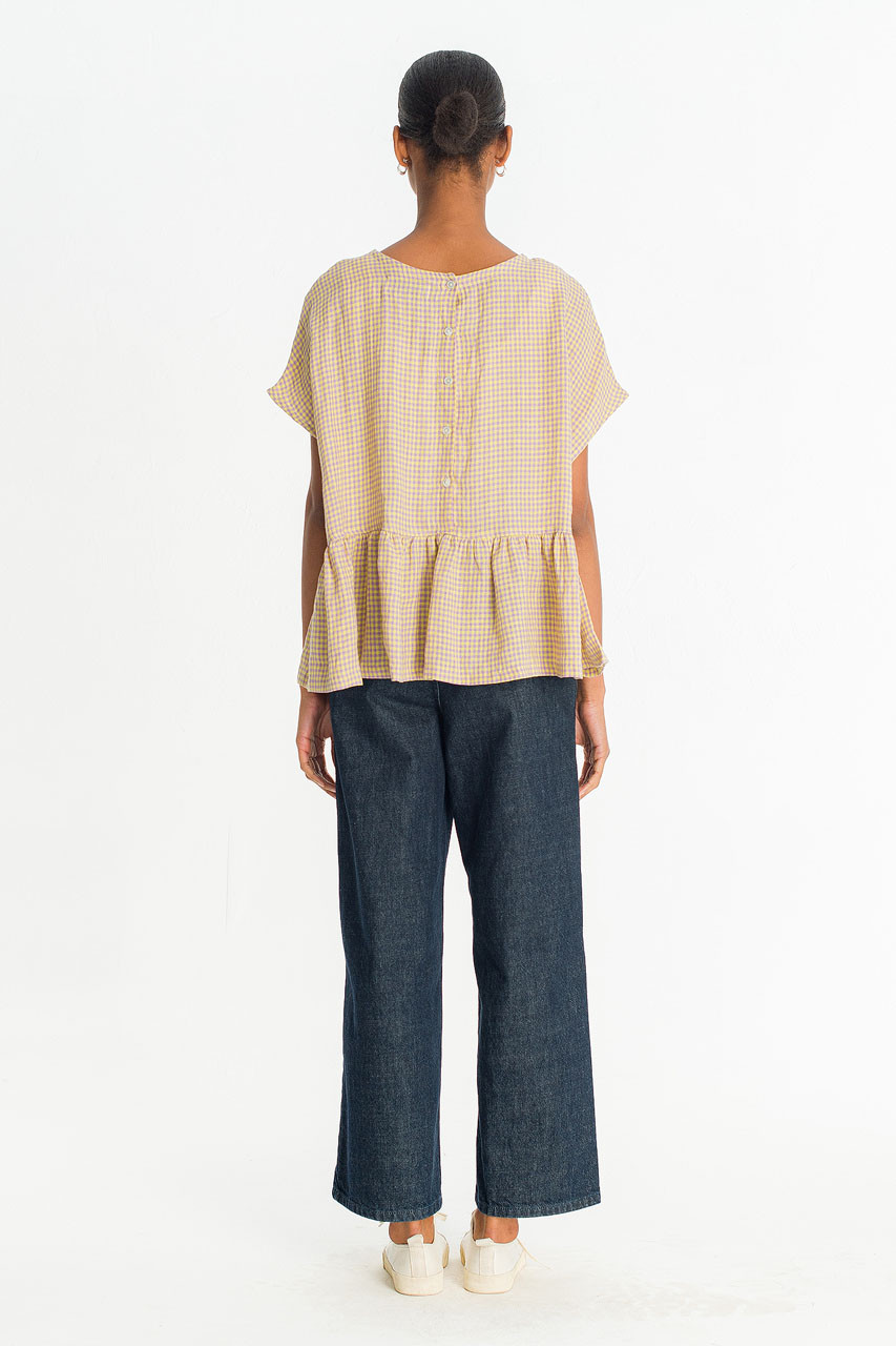 Mie Frill Blouse, Yellow