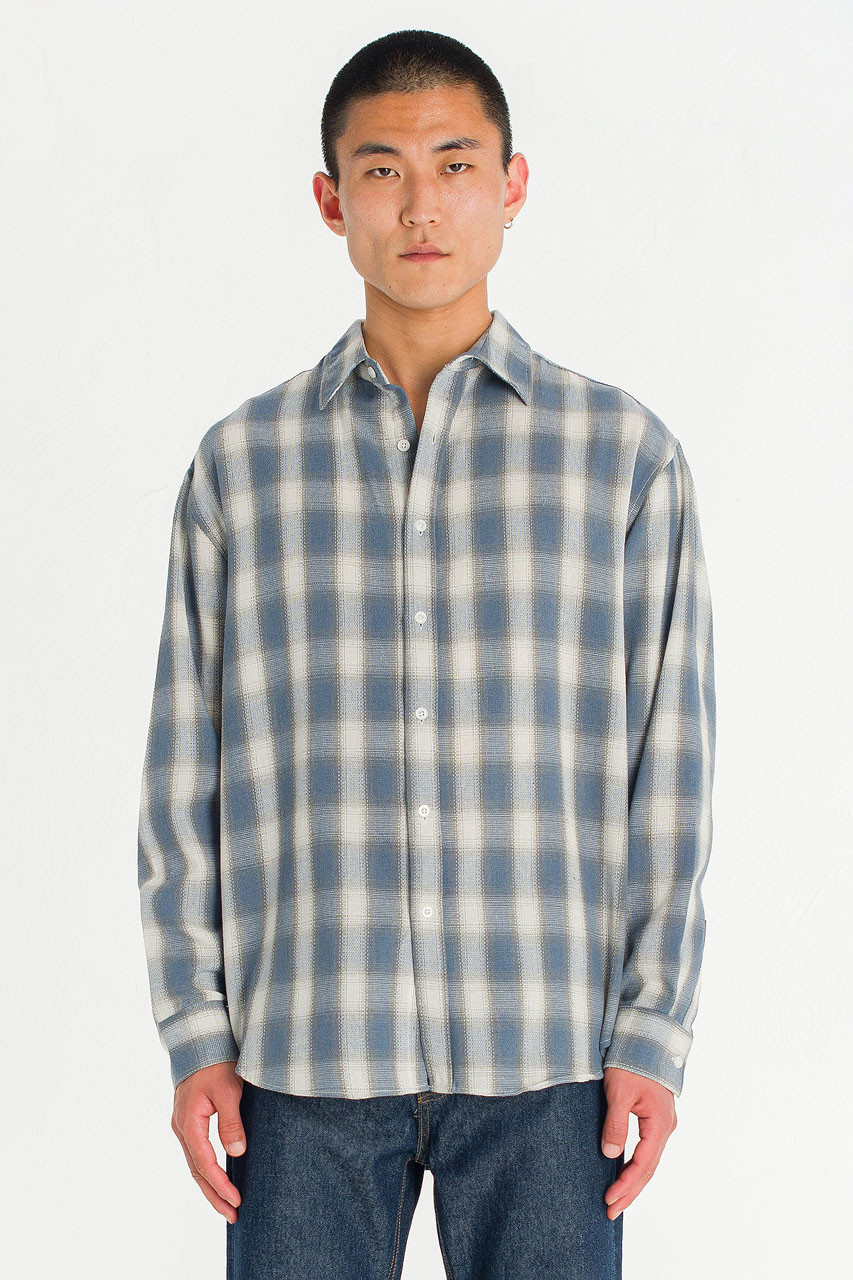 Menswear | Blurred Shirt, Blue
