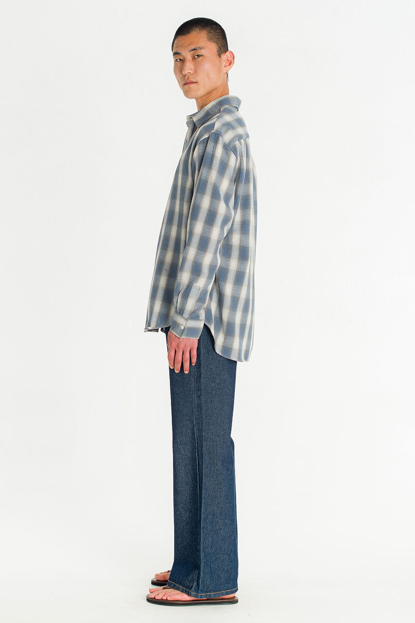 Menswear | Blurred Shirt, Blue
