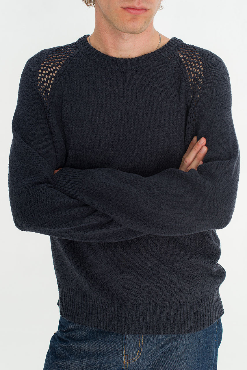 Menswear | Pointelle Knit, Navy