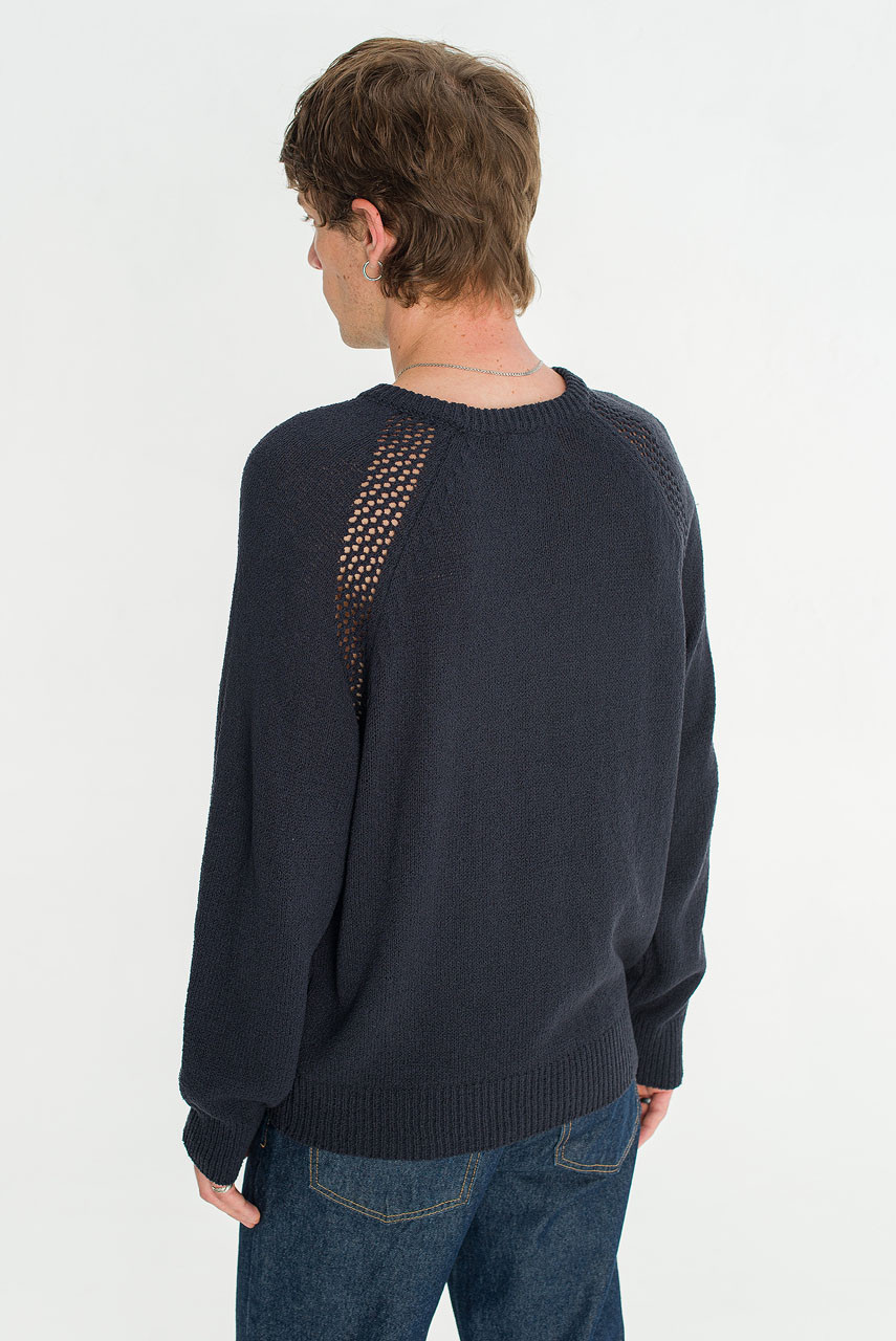 Menswear | Pointelle Knit, Navy