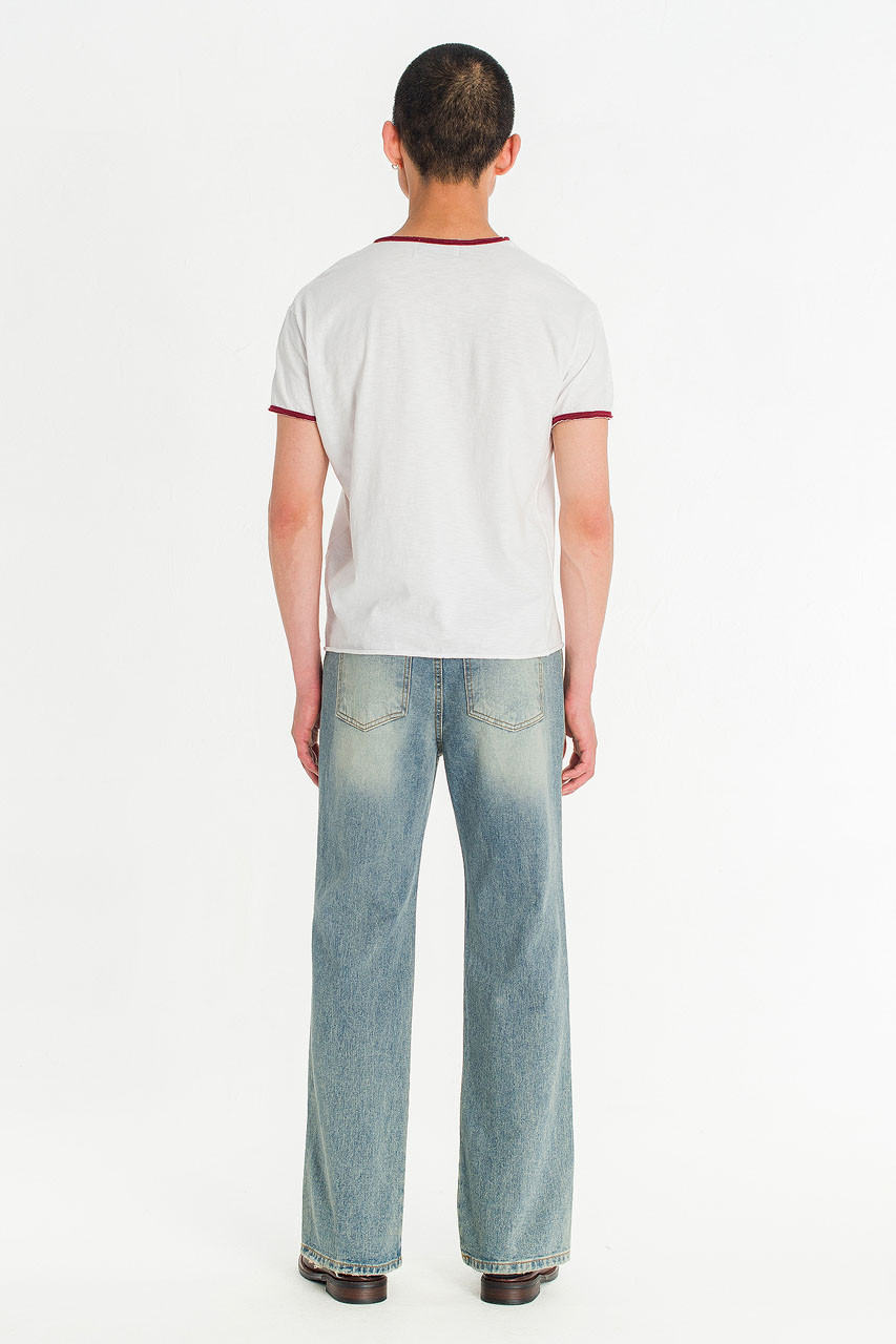 Menswear | Flared Jeans, Mid Blue