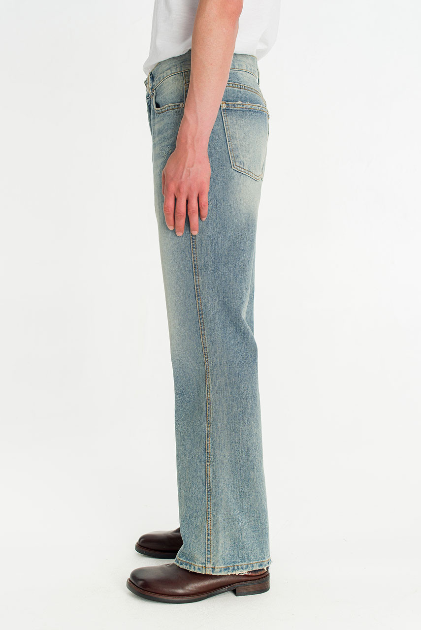 Menswear | Flared Jeans, Mid Blue
