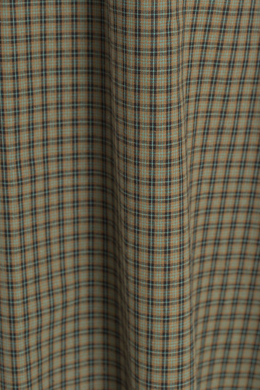 Meadow Soft Check Skirt, Khaki