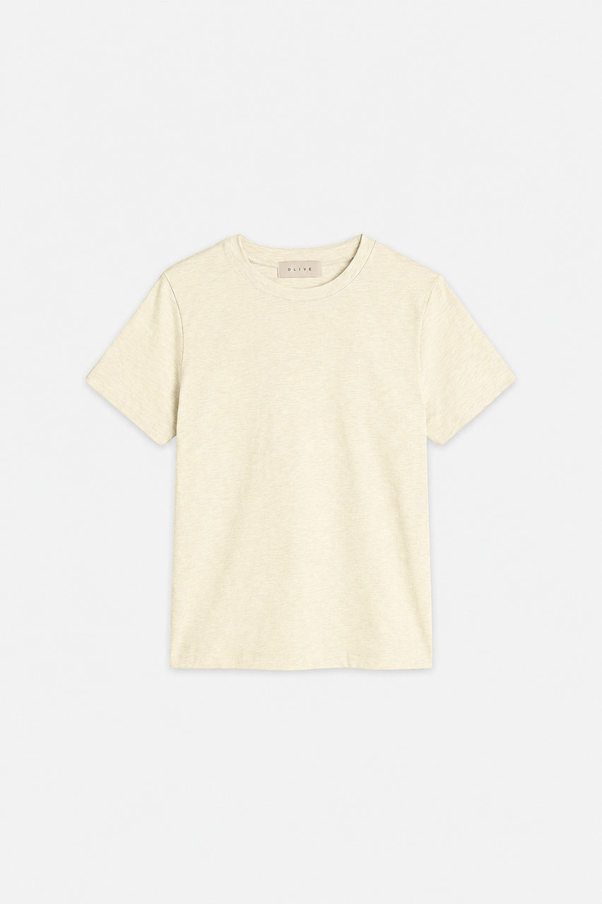 Via Soft Short Sleeve Tee, Lemon
