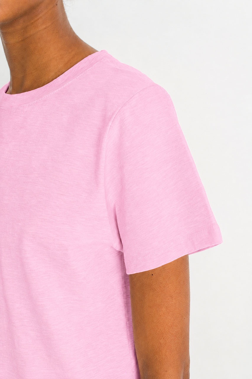 Via Soft Short Sleeve Tee, Pink