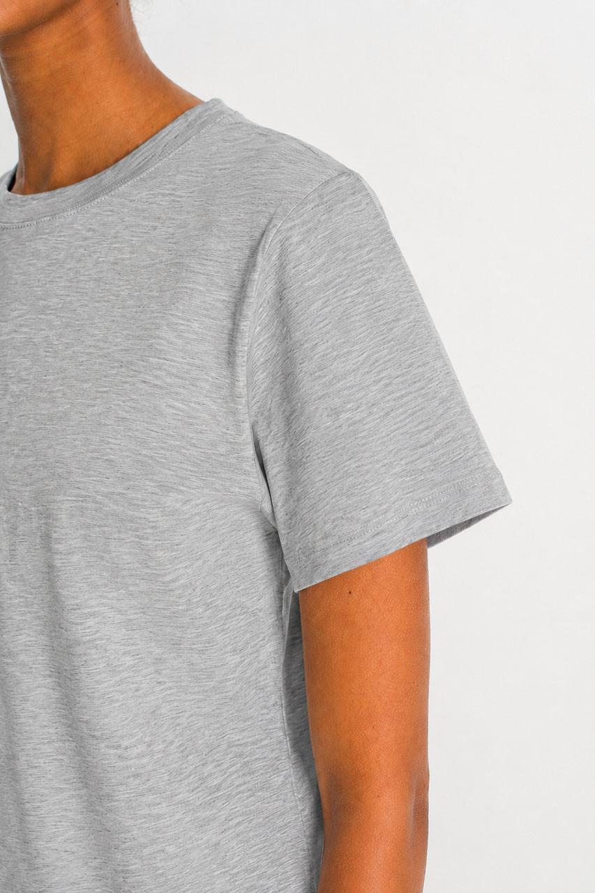 Via Soft Short Sleeve Tee, Grey