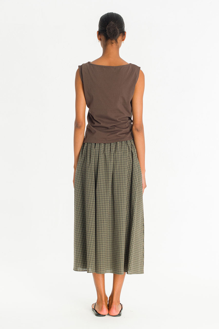 Wrap Style Tee, Brown