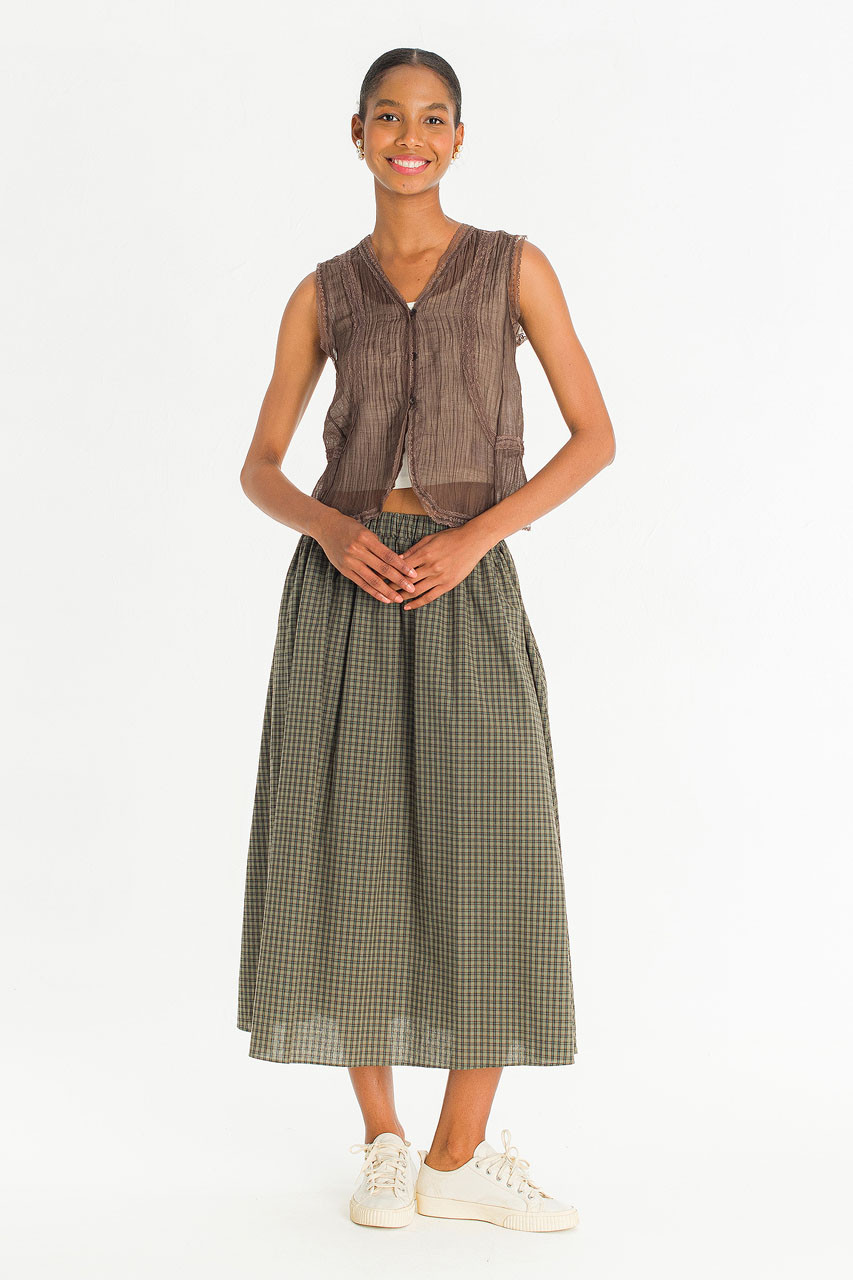 Hether Lace Blouse, Brown