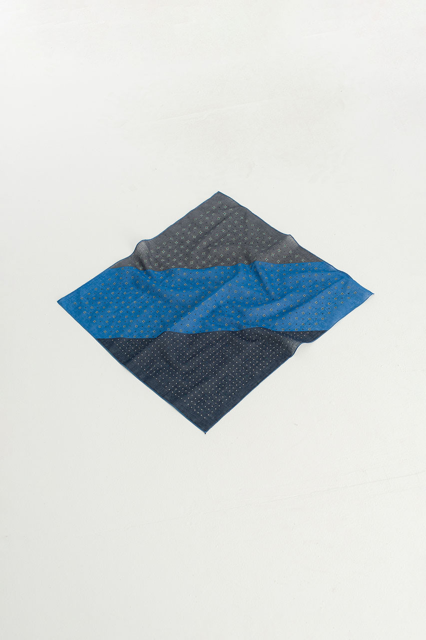 Menswear | Contrast Colour Scarf, Blue