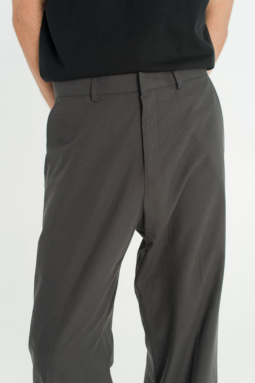 Menswear | Cuffed Trousers, Charcoal