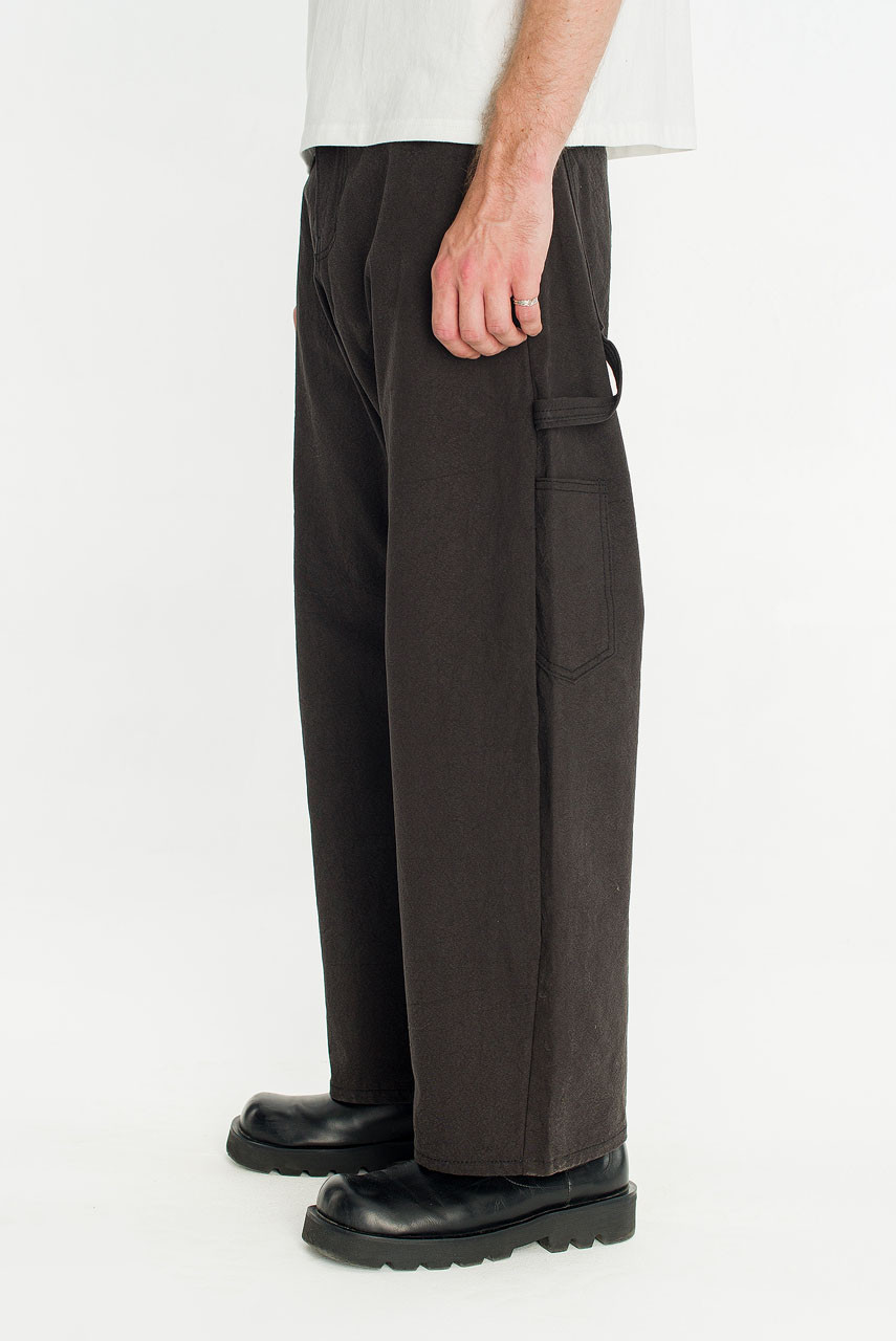 Menswear | Cotton Carpenter Pants, Black