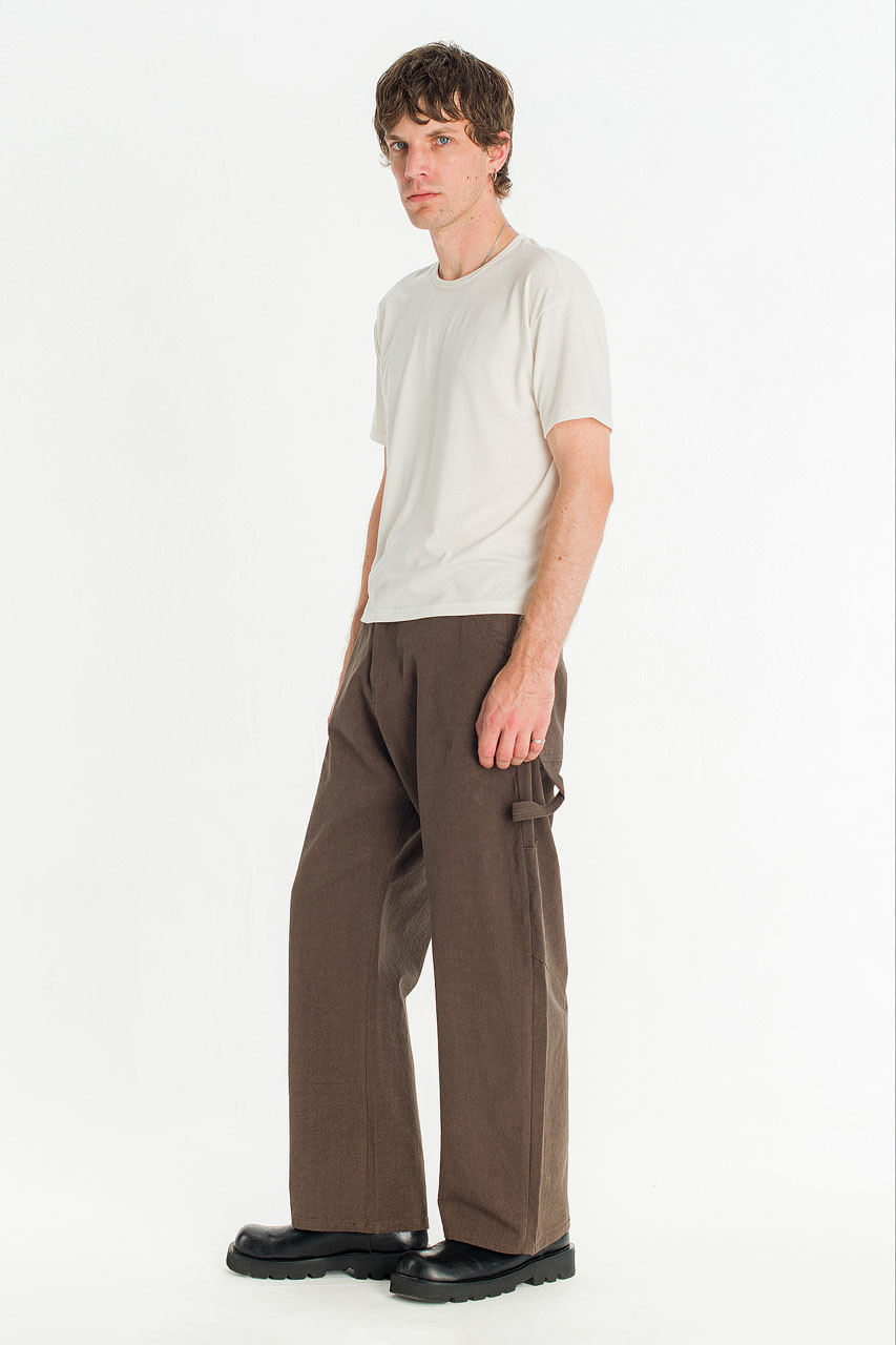 Menswear | Cotton Carpenter Pants, Brown