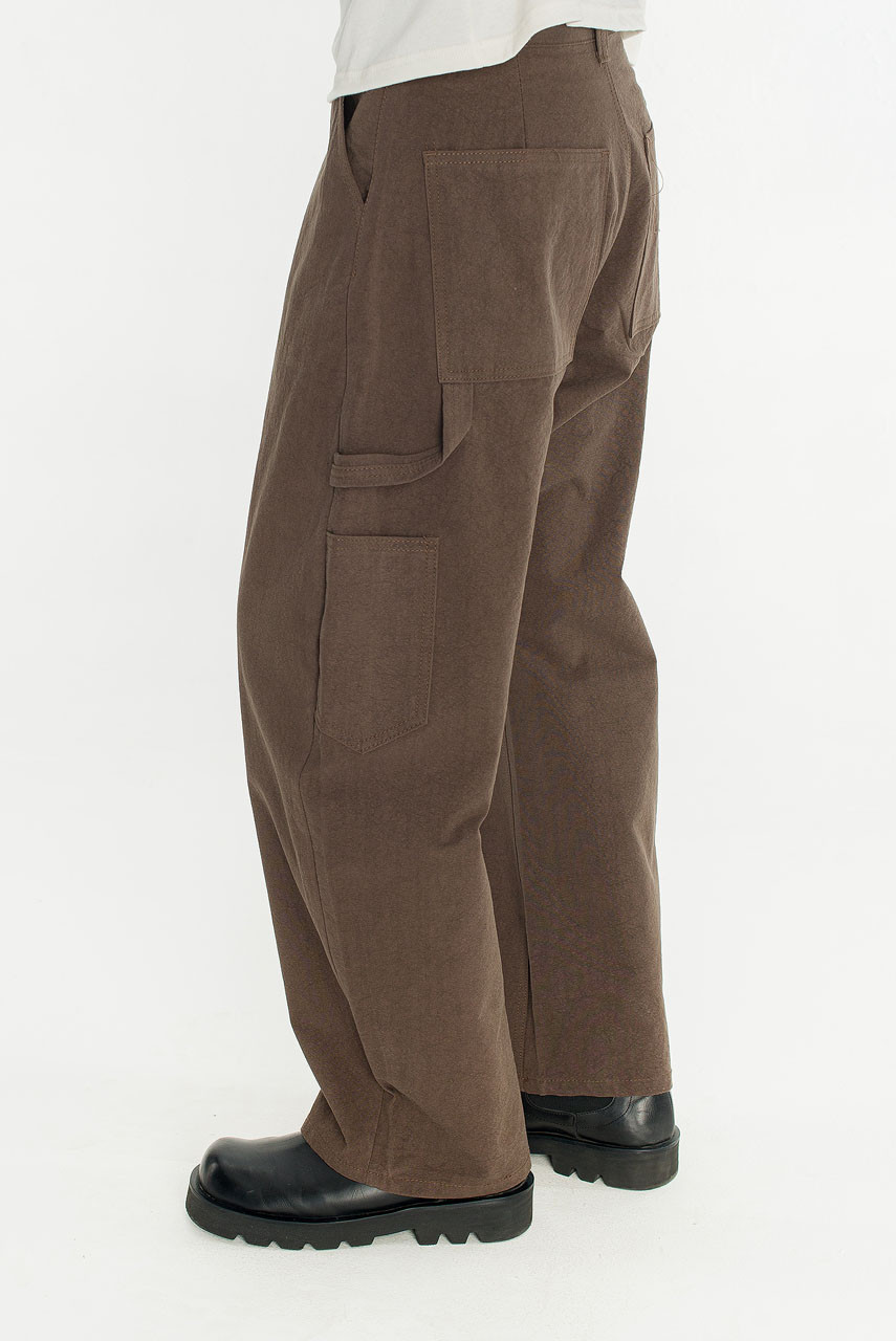Menswear | Cotton Carpenter Pants, Brown