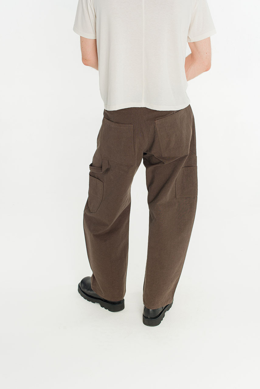 Menswear | Cotton Carpenter Pants, Brown