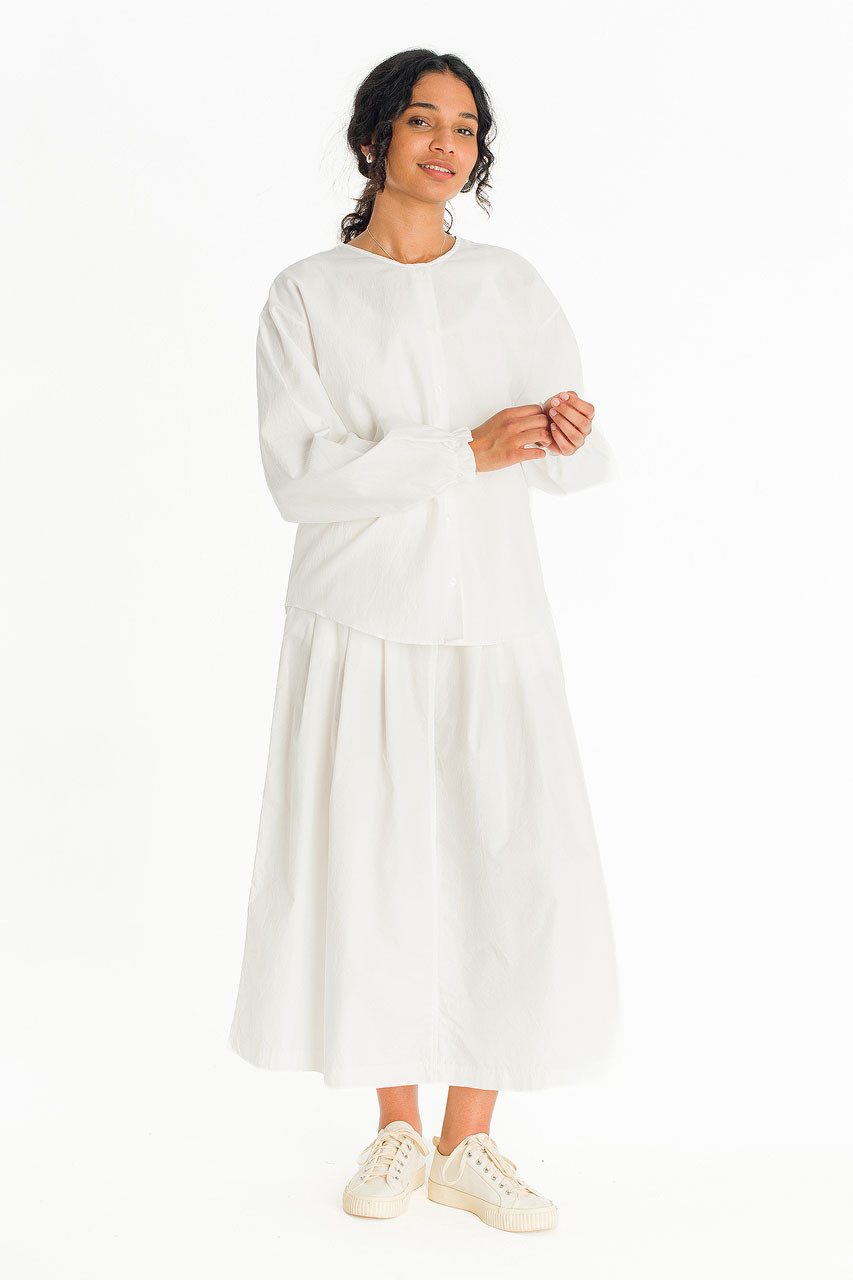 Easy Soft Round Neck Shirt, Ivory