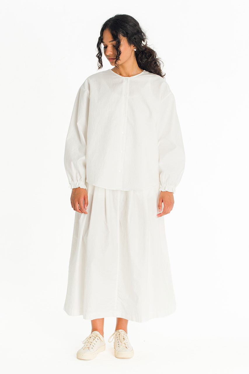 Easy Soft Round Neck Shirt, Ivory