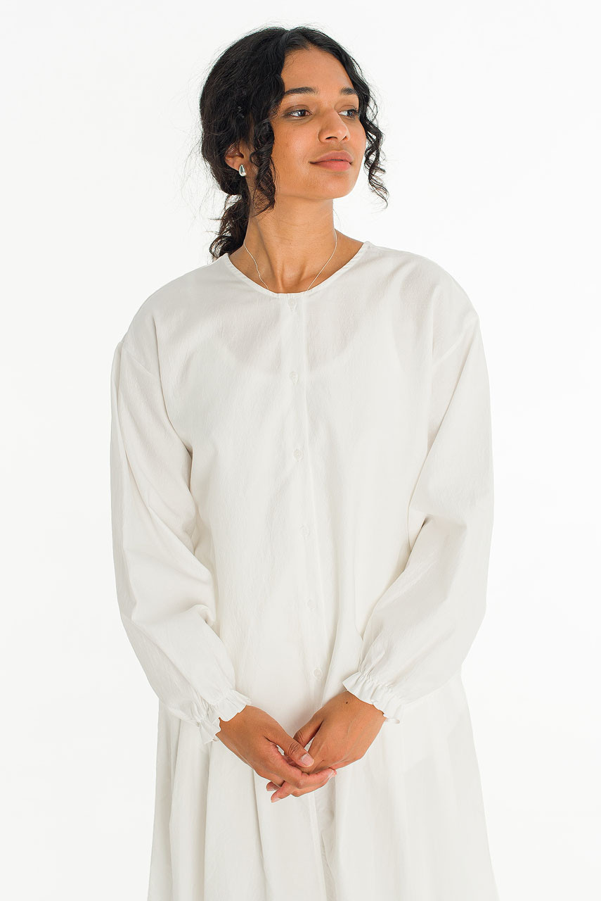 Easy Soft Round Neck Shirt, Ivory