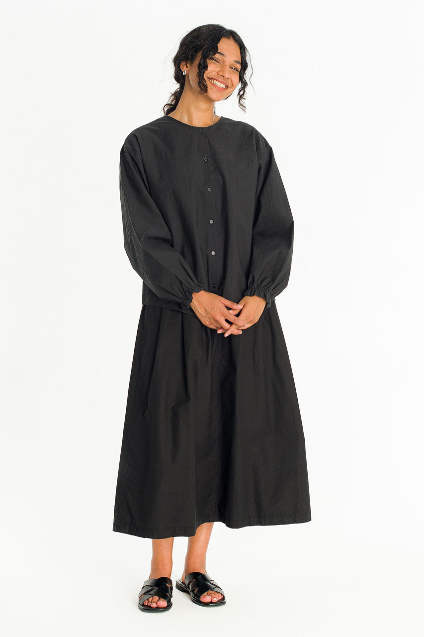 Easy Soft Round Neck Shirt, Black