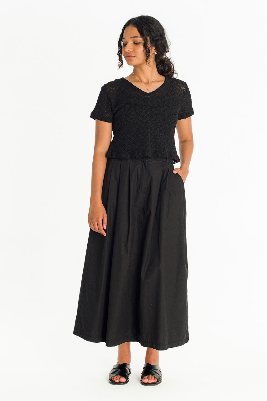 Esme Midi Skirt, Black