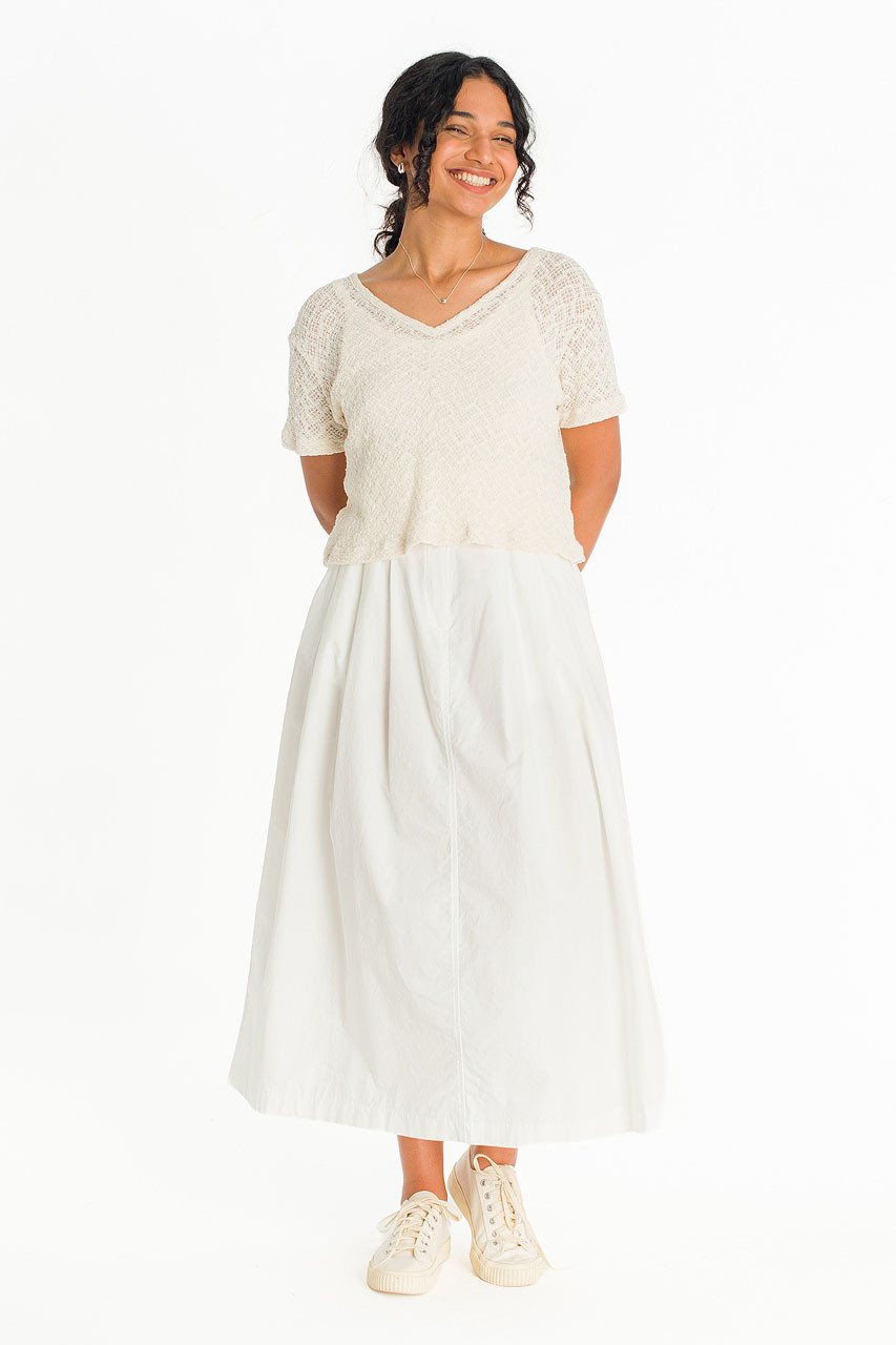 Esme Midi Skirt, Ivory