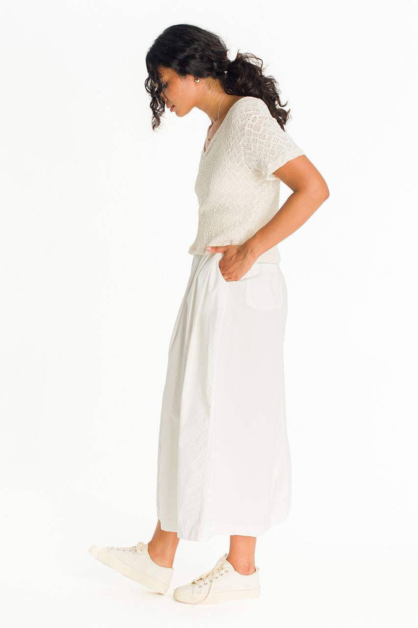 Esme Midi Skirt, Ivory