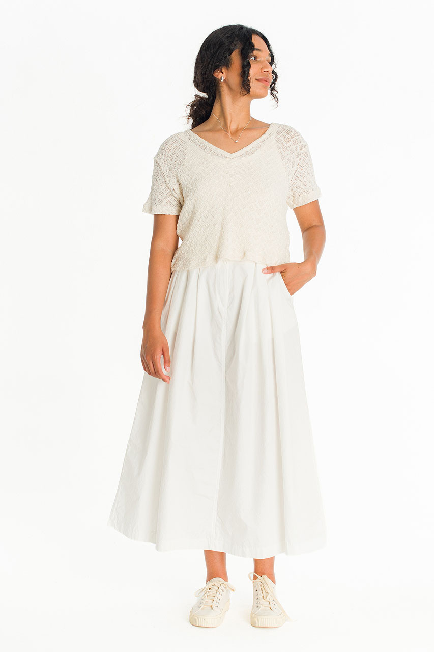 Esme Midi Skirt, Ivory