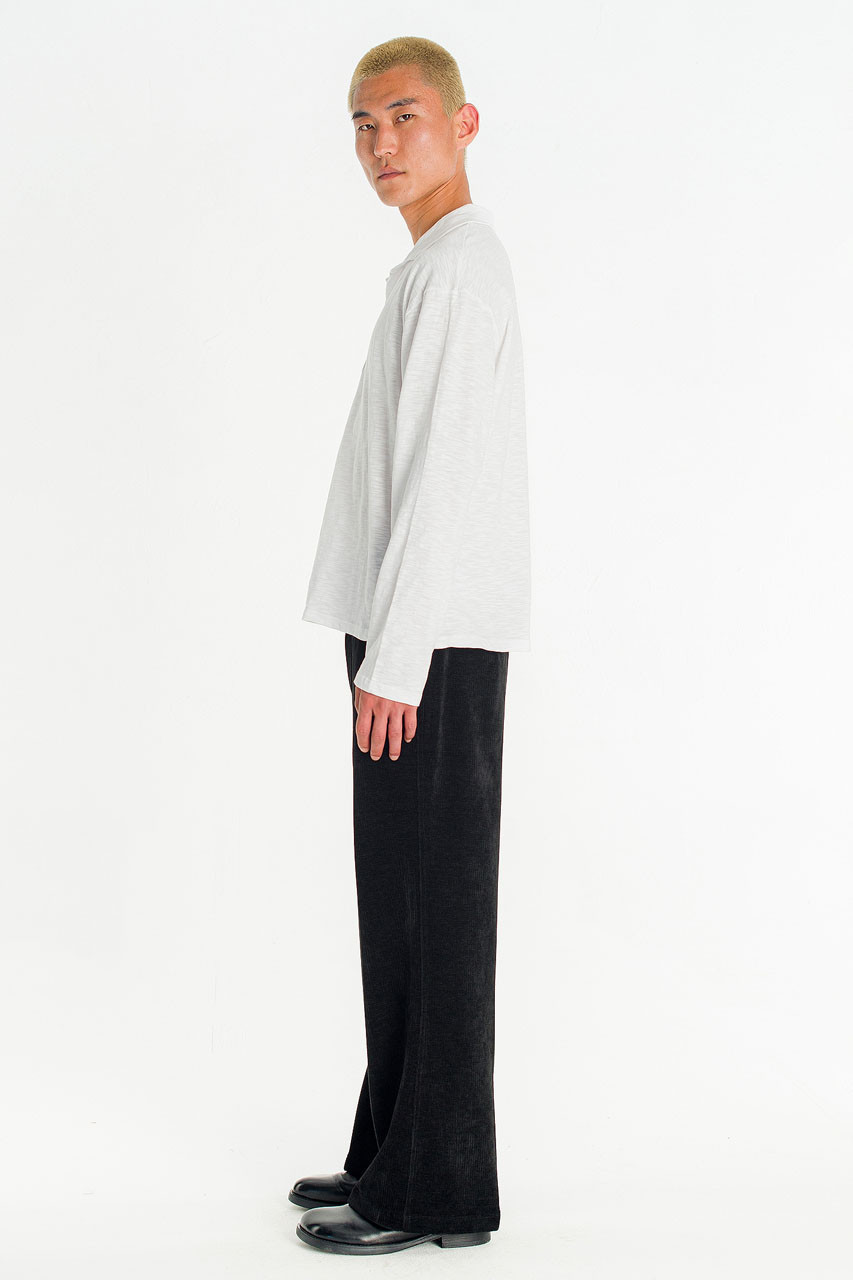 Menswear | Slub Polo Tee, White