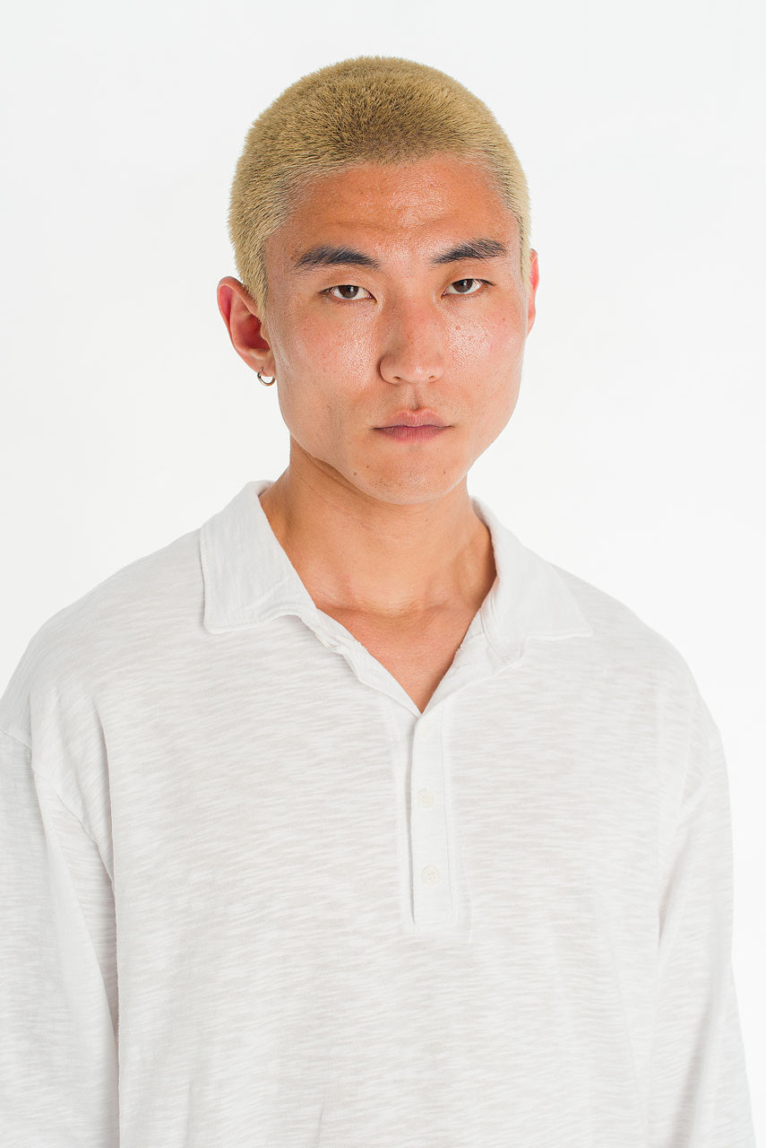 Menswear | Slub Polo Tee, White