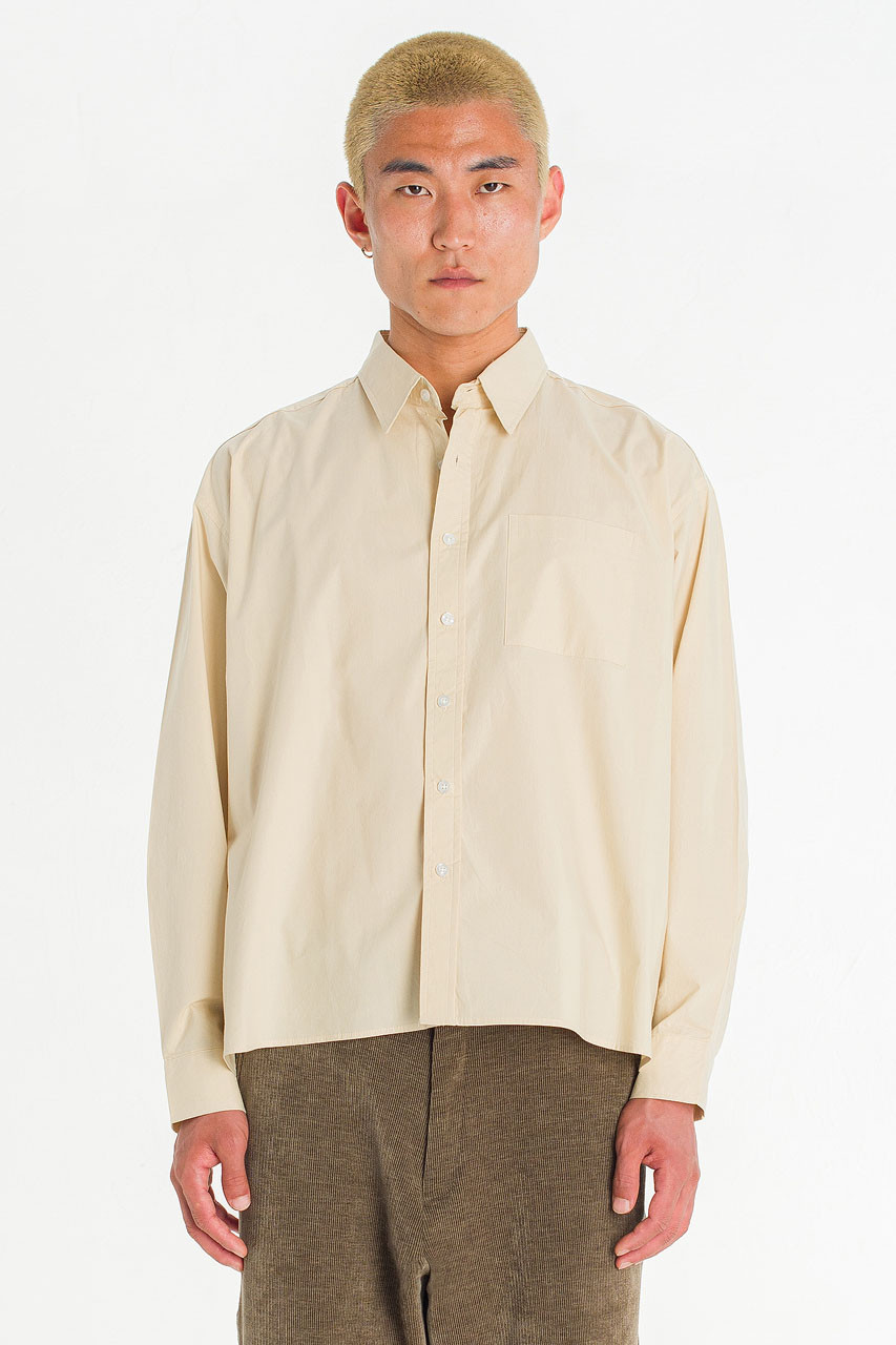 Menswear | HD Cropped Shirt, Beige